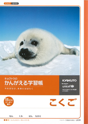 かんがえる学習帳 こくご＆国語 セミB5 こくご 15マスのイメージ画像