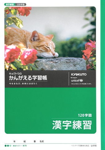 かんがえる学習帳 かんじのおけいこ＆かんじれんしゅう＆漢字練習 セミB5 漢字 120字のイメージ画像