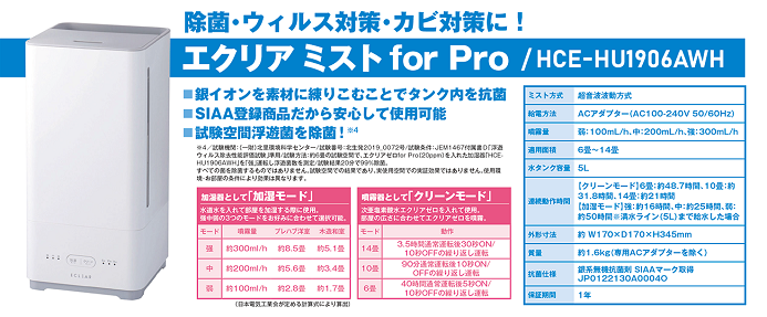 エクリアミスト for Pro