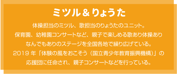 ミツル＆りょうたのプロフィール